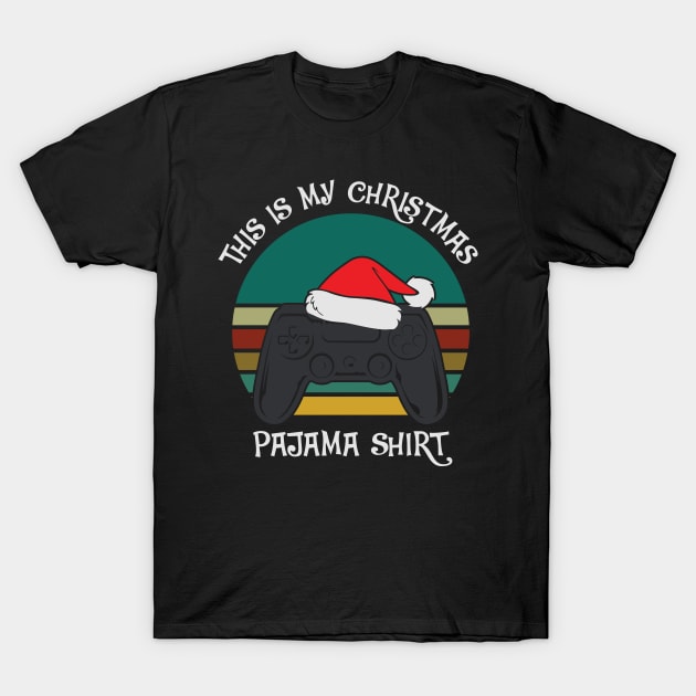 This is my Christmas gaming pajama T-Shirt by BadDesignCo